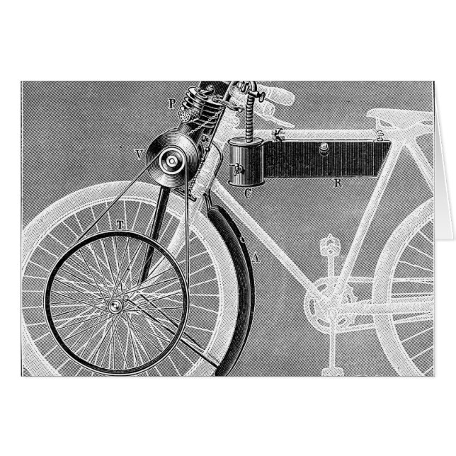 Werner Motorcycle, 1898 (Front Horizontal)