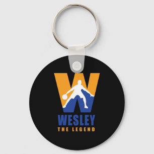 Wesley Custom Player Basketball Your Name The Lege Key Ring