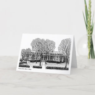 Wesley Hall, Albion College, notecard