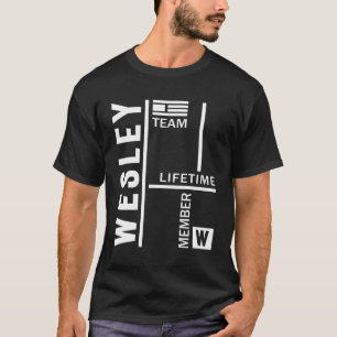 Wesley Personalised Name Birthday Gift T-Shirt