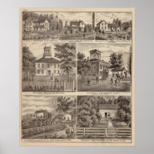 Wesleyan Methodist Seminary, Wasioja, Minnesota Poster