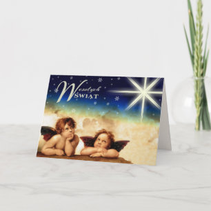 Wesołych Świąt. Christmas Card in Polish