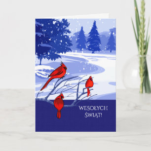 Wesołych Świąt. Christmas Cards in Polish