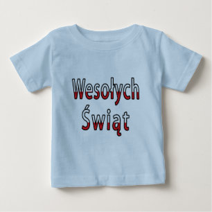 Wesolych Swiat Flag Baby T-Shirt