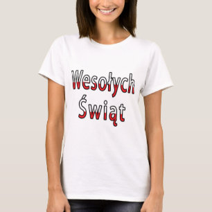 Wesolych Swiat Flag T-Shirt