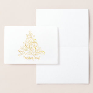 Wesołych Świąt Foil Card