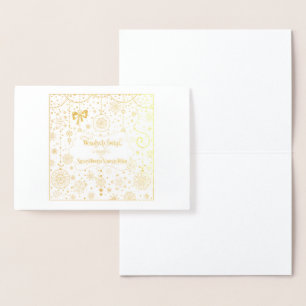Wesołych Świąt i Szczęśliwego Nowego Roku Foil Card