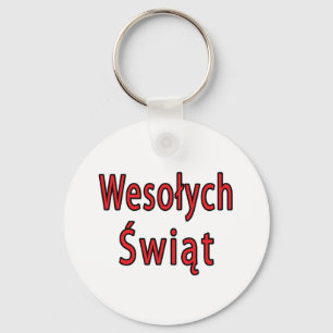 Wesolych Swiat Key Ring