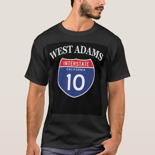 West Adams 10Freeway tshirts (Front)