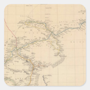 West Africa II Square Sticker