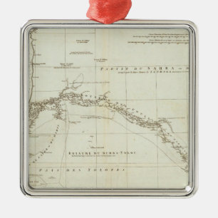 West Africa with Geographical Notes Metal Ornament