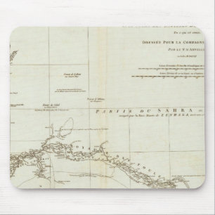 West African Map Mouse Pad