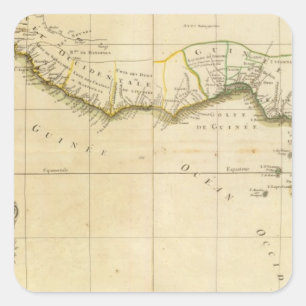 West and Central Africa Square Sticker