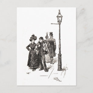 West and East Ends of London Postcard