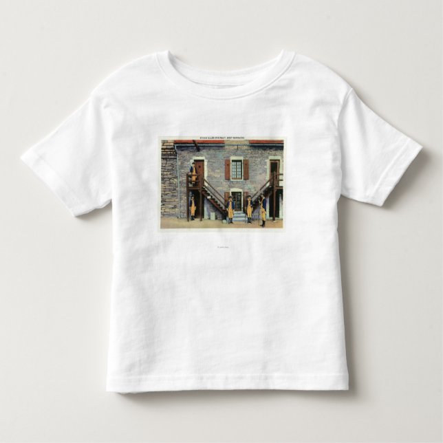 West Barracks, Ethan Allen Stairway Scene Toddler T-Shirt (Front)