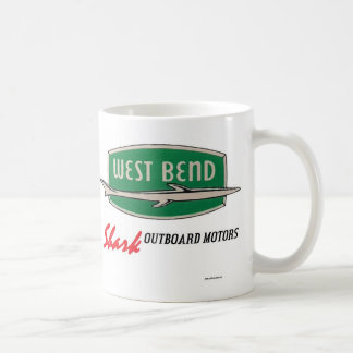 West Bend "Shark" outboard motors 11 Oz. Mug