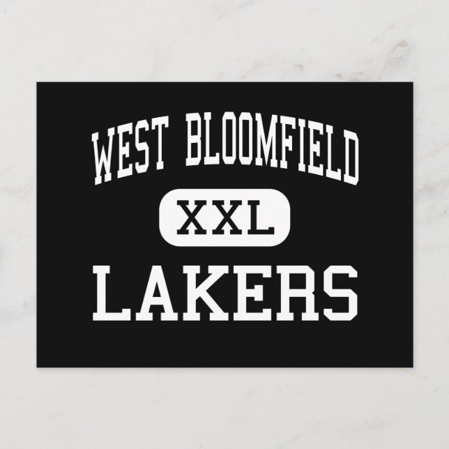West Bloomfield - Lakers - High - West Bloomfield Postcard (Front)