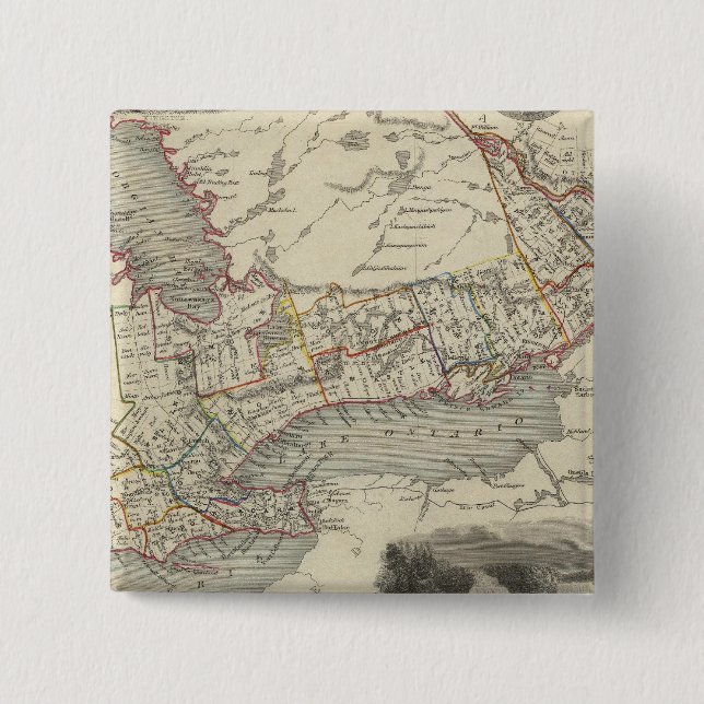 West Canada 15 Cm Square Badge (Front)