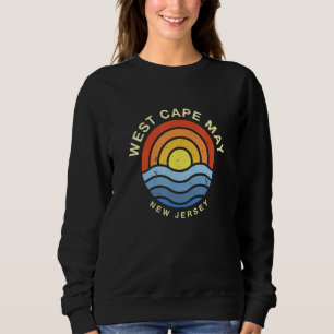 West Cape May New Jersey Nj Summer Us Cities Tropi Sweatshirt
