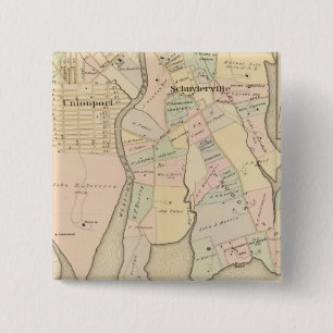 West Chester, Schuylerville, New York 15 Cm Square Badge