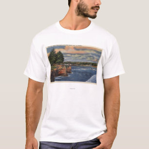West Cliff Drive View of Pier and Casino T-Shirt