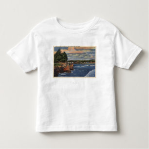 West Cliff Drive View of Pier and Casino Toddler T-Shirt