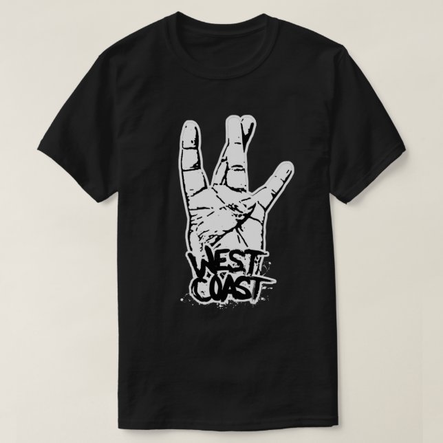 West Coast Hip-Hop T-Shirt (Design Front)