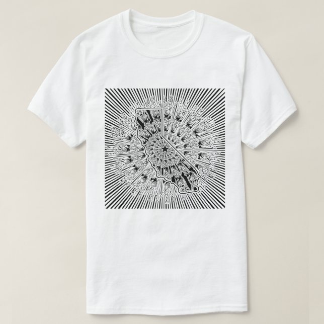 West Coast Love T-Shirt (Design Front)