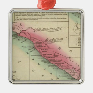 West Coast Of Africa, from Sierra Leone Metal Tree Decoration