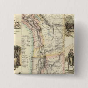 West Coast of South America 15 Cm Square Badge