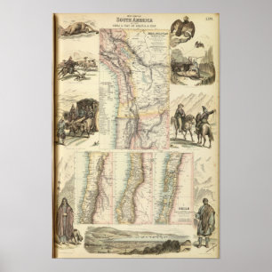 West Coast of South America Poster