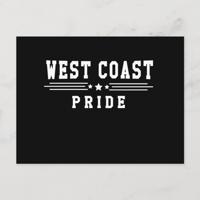 West Coast Pride Postcard (Front)