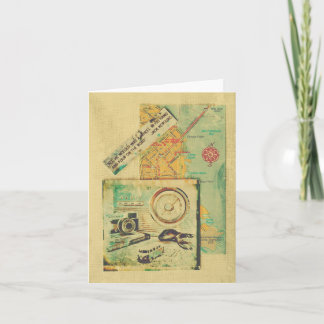 West Coast road trip with Jack Kerouac quote Card