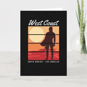 West Coast Santa Monica Card