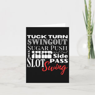 West Coast Swing Dance Wcs Dancing Terms Dancer Ba Card