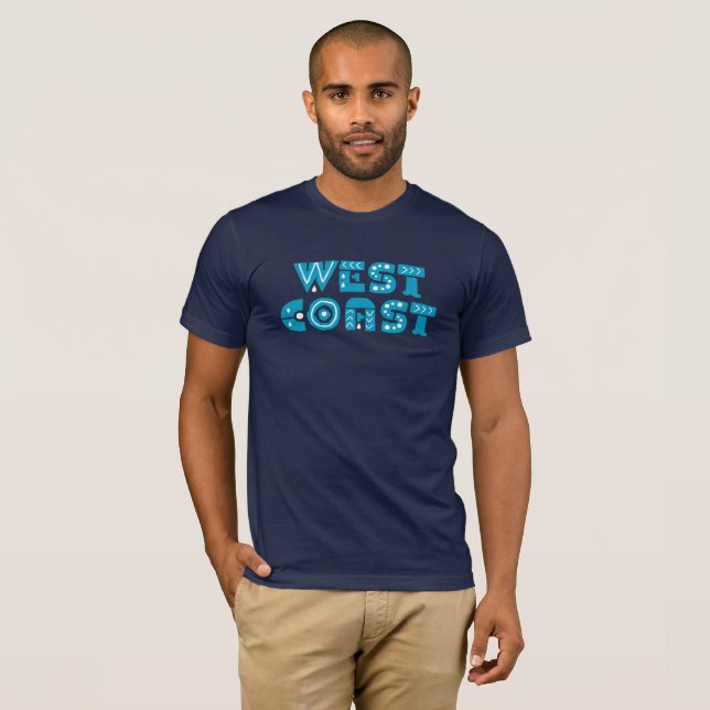 West Coast. T-Shirt (Front Full)