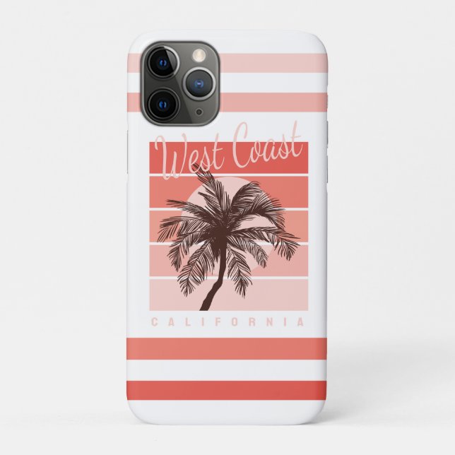 West Coast Vibes: California Sunset Case-Mate iPhone Case (Back)