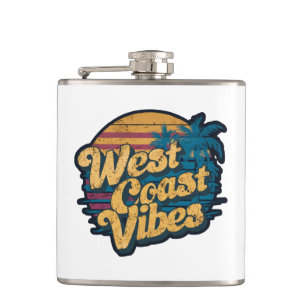 West Coast Vibes Hip Flask
