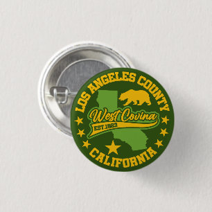 West Covina,California 3 Cm Round Badge