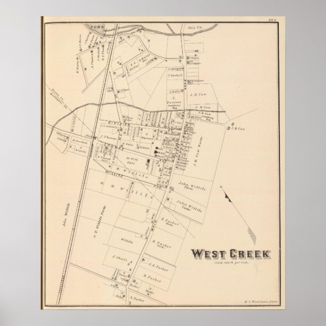 West Creek, New Jersey Poster (Front)
