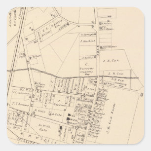 West Creek, New Jersey Square Sticker