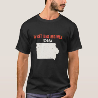 West Des Moines Iowa USA State America Travel Iowa T-Shirt