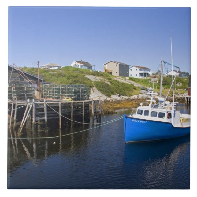 West Dover, Nova Scotia, Canada. Ceramic Tile (Front)