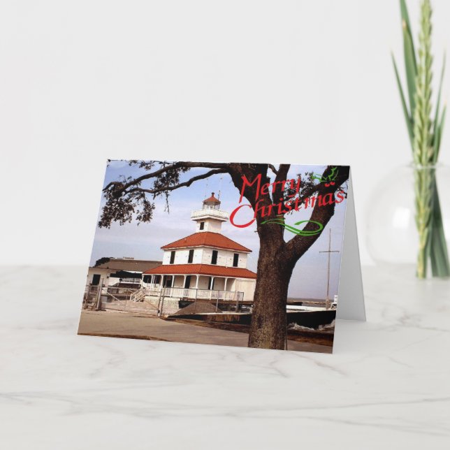 West End Lighthouse Christmas Card (Front)