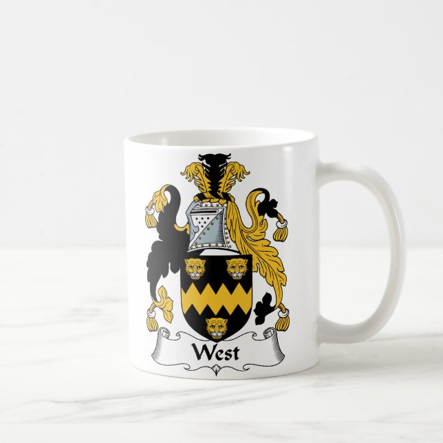 West Family Crest Coffee Mug (Right)