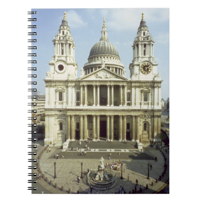 West front of St. Paul's Cathedral, designed by Si Notebook (Front)