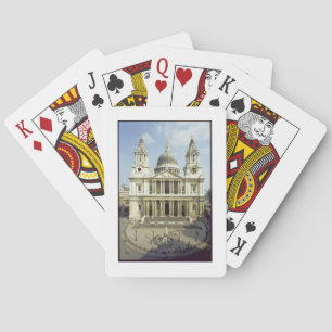 West front of St. Paul's Cathedral, designed by Si Playing Cards