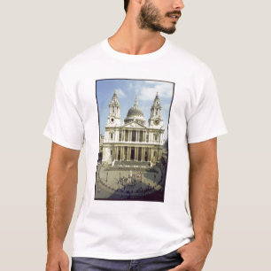West front of St. Paul's Cathedral, designed by Si T-Shirt