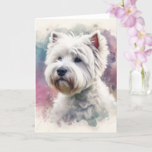 West highland Terrier Card