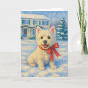 West Highland Terrier Christmas Card